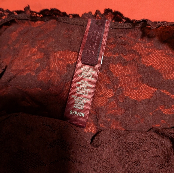 Skims Lace Breafs Women's Intimate in Cocoa. Size S - Picture 3 of 8